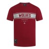 Terrace Text T-Shirt - Burgundy
