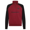 Terrace 1/4 Zip Pocket Sweat - Burgundy