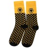 Wolf Head Socks - Gold