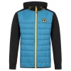 Progression Zip through Hybrid Jacket - Teal