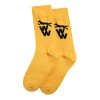 Retro Crest Socks - Gold