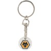 Trolley Coin Crest Keyring