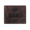Wolves Retro Leather Wallet