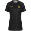 2024-25 Pre Match T-Shirt - Black/Gold - Womens