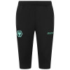 2024-25 Coaches Training 3/4 Pant - Black/Green