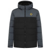 Essentials Padded Coat - Black/Grey