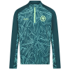 2025-26 Away Pre Match 1/4 Zip - Dark Green Junior