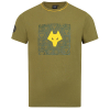 Terrace Wolf Head T-Shirt - Kahki