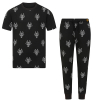 Graphic Print Pyjama Set - Kids - Black