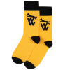 Retro Contrast Sock - Gold