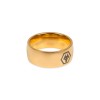 Gold plated wolves logo ring