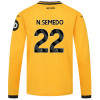 2024-25 Wolves Home Shirt - LS - Junior