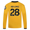 2025-26 Wolves Home Shirt - LS - Junior