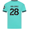 2025-26 Wolves Pro Away Shirt - Adult