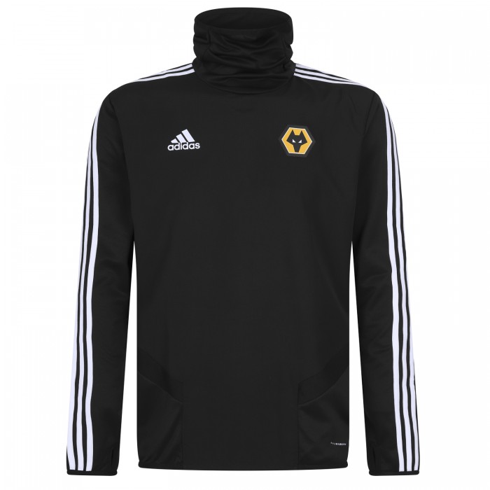Wolves FC 2019-20 Matchday High Neck Midlayer - Black  Wolves FC 2019-20 Matchday High Neck Midlayer - Black