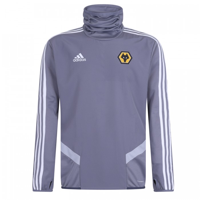 Wolves FC 2019-20 Training High Neck Midlayer - Grey Wolves FC 2019-20 Training High Neck Midlayer - Grey