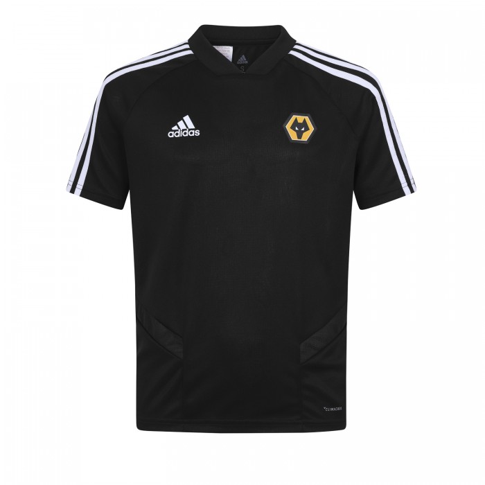 Wolves FC 2019-20 Matchday Training T-Shirt - Black - Jnr  Wolves FC 2019-20 Matchday Training T-Shirt - Black - Jnr