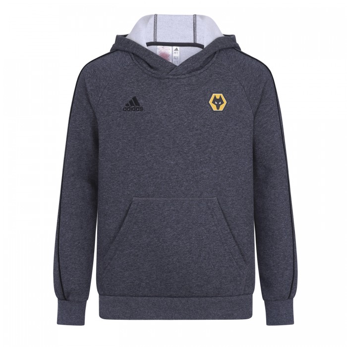 Wolves FC 2019-20 Training Hoodie - Grey - Junior Wolves FC 2019-20 Training Hoodie - Grey - Junior
