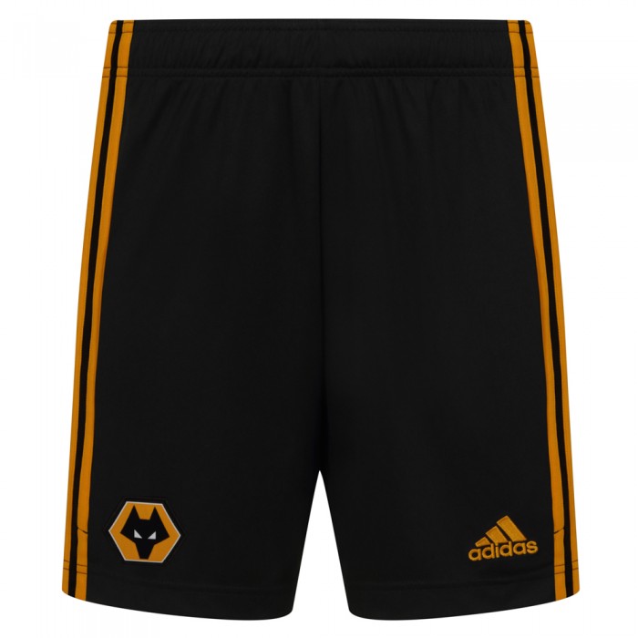 2020-21 Wolves Home Shorts - Junior 2020-21 Wolves Home Shorts - Junior