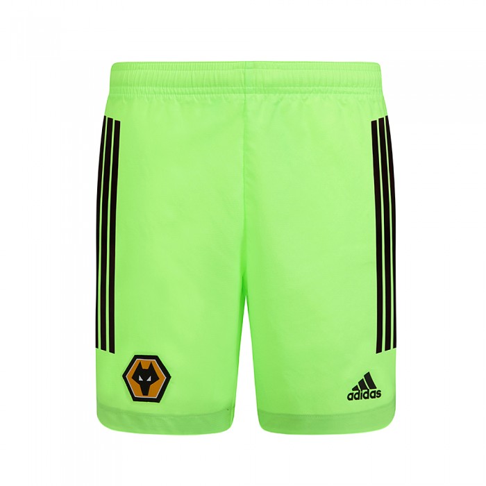 2020-21 Wolves Home Goalkeeper Shorts - Junior 2020-21 Wolves Home Goalkeeper Shorts - Junior