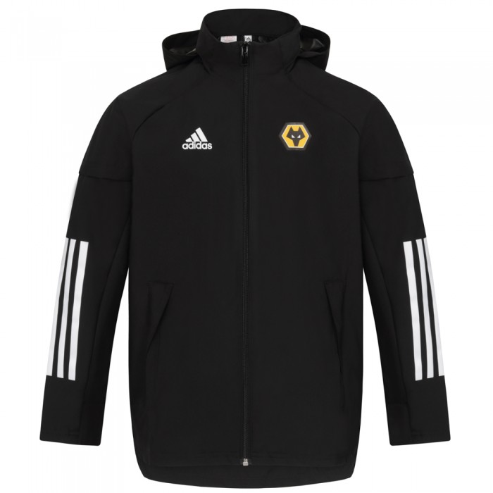 2020-21 Matchday All Weather Jacket - Black - Jnr 2020-21 Matchday All Weather Jacket - Black - Jnr