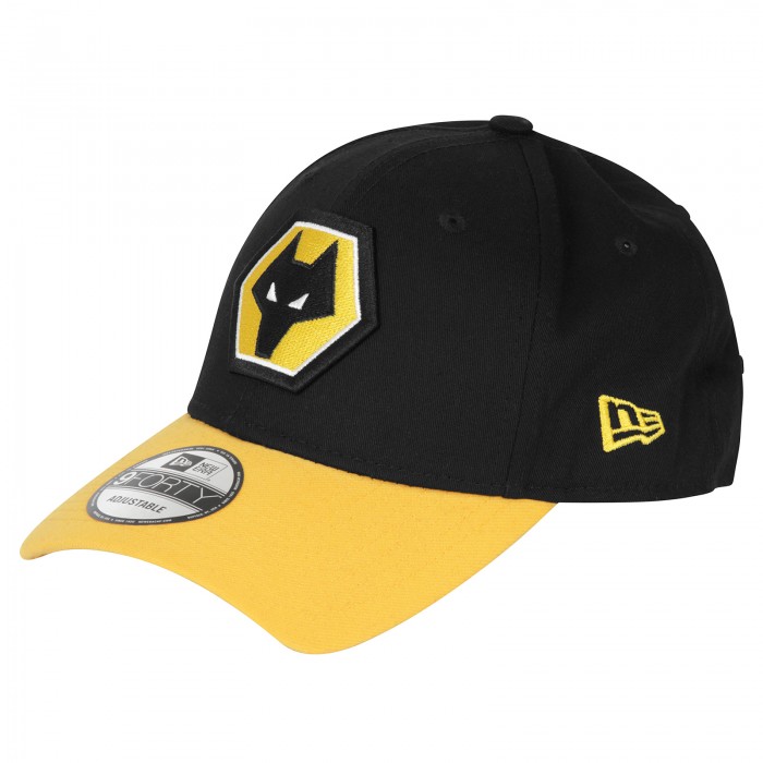 9FORTY Crest Cap by New Era - Black/Gold 9FORTY Crest Cap by New Era - Black/Gold