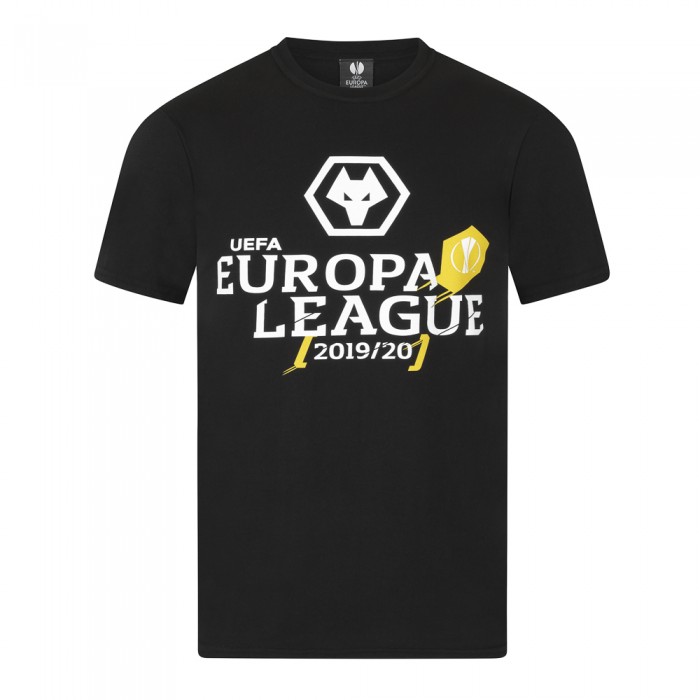 Europa League T-Shirt - Black Europa League T-Shirt - Black