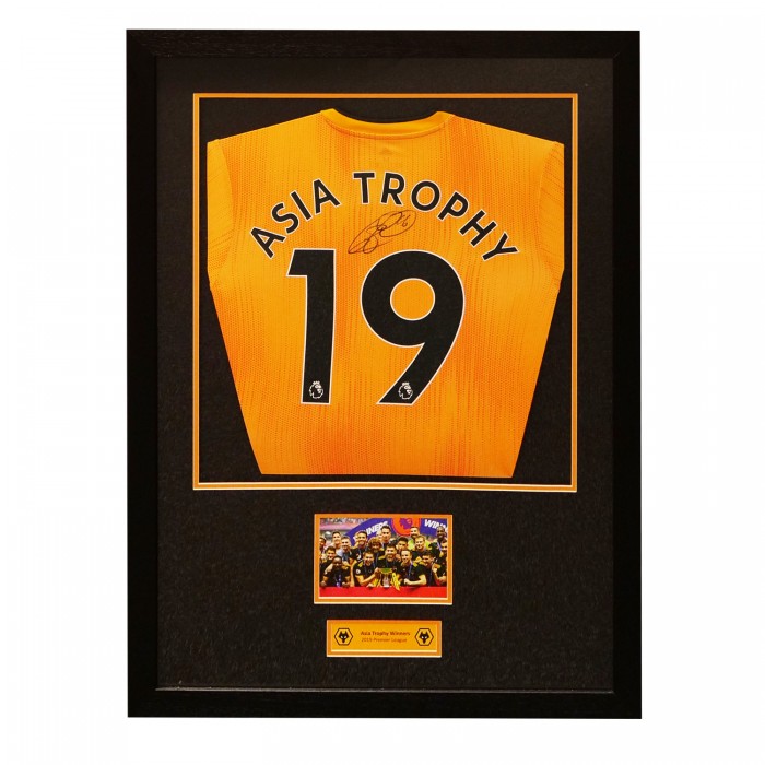 Asia Trophy Signed Framed Shirt - Conor Coady