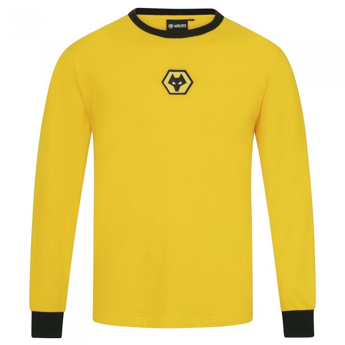 Essentials Centre Crest Long Sleeved T-Shirt - Gol Essentials Centre Crest Long Sleeved T-Shirt - Gol