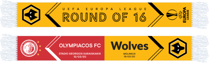 Round of 16 v Olympiacos Jacqaurd Match Scarf Round of 16 v Olympiacos Jacqaurd Match Scarf