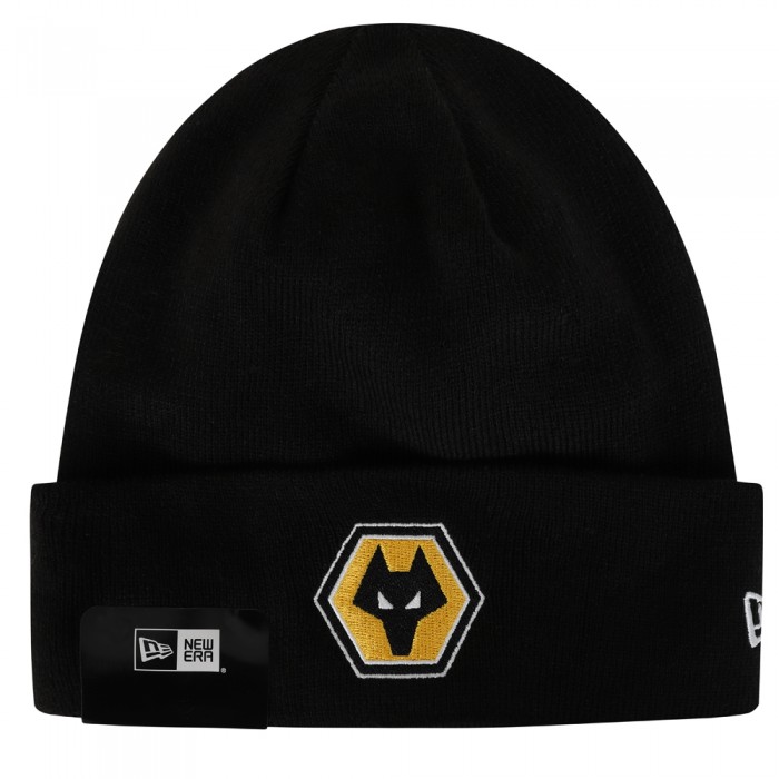 Wide Cuff Knit Beanie by New Era - Black Wide Cuff Knit Beanie by New Era - Black
