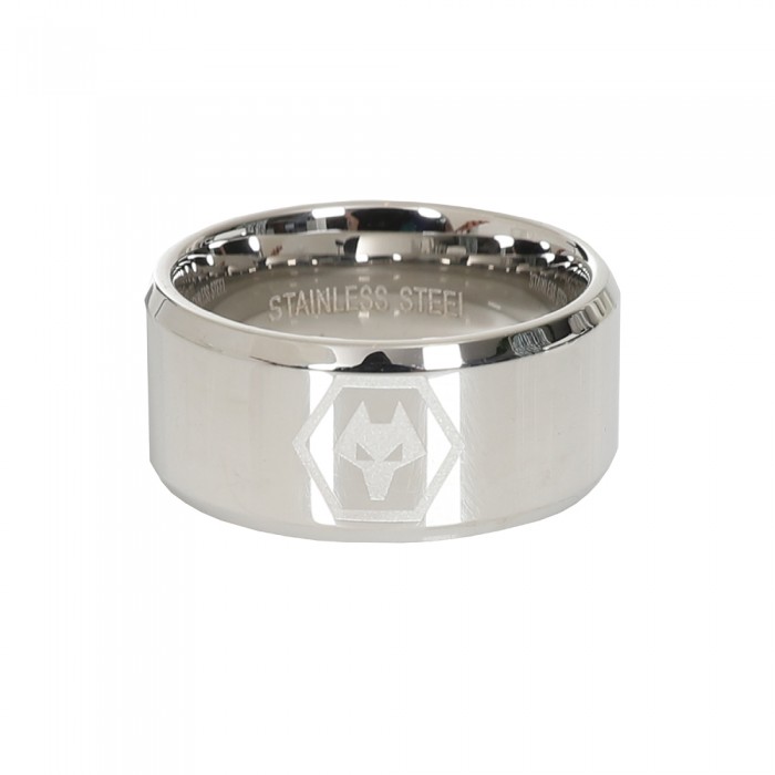 Crest Band Ring - Stainless Steel