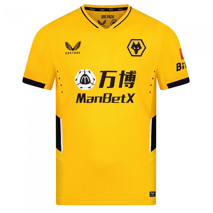 2021-22 Wolves Pro Home Shirt - Adult 2021-22 Wolves Pro Home Shirt - Adult