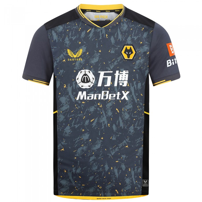 2021-22 Wolves Pro Away Shirt - Adult 2021-22 Wolves Pro Away Shirt - Adult