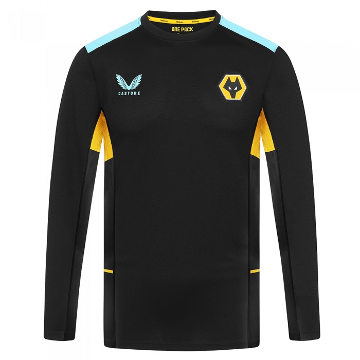 2021-22 Pro Training Long Sleeved T-Shirt - Black 2021-22 Pro Training Long Sleeved T-Shirt - Black