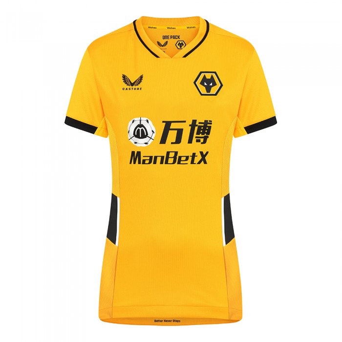 2021-22 Wolves Home Shirt - Womens 2021-22 Wolves Home Shirt - Womens