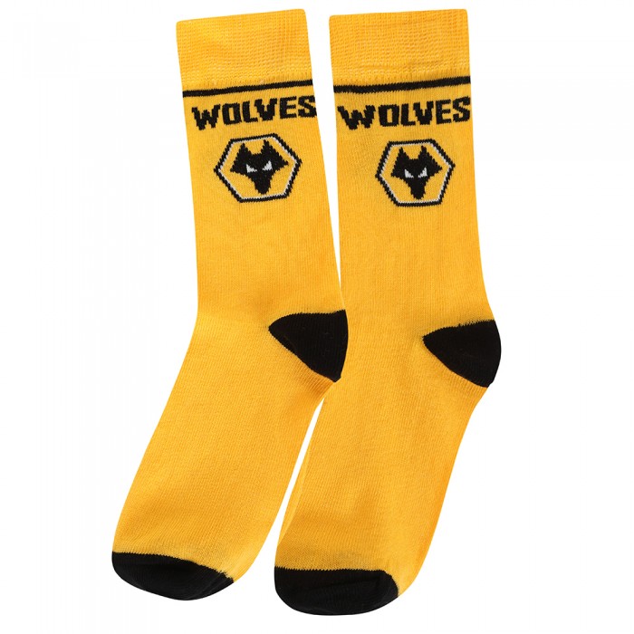 Crest Socks - Gold - Junior Crest Socks - Gold - Junior