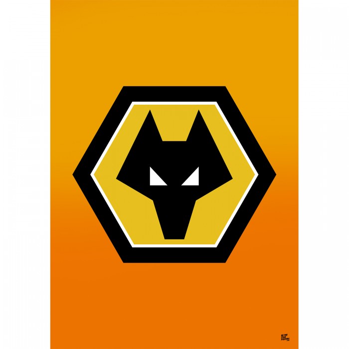 Wolverhampton Wanderers FC A2 Crest Poster Wolverhampton Wanderers FC A2 Crest Poster