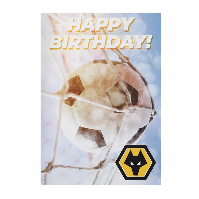 Football Net Birthday Card