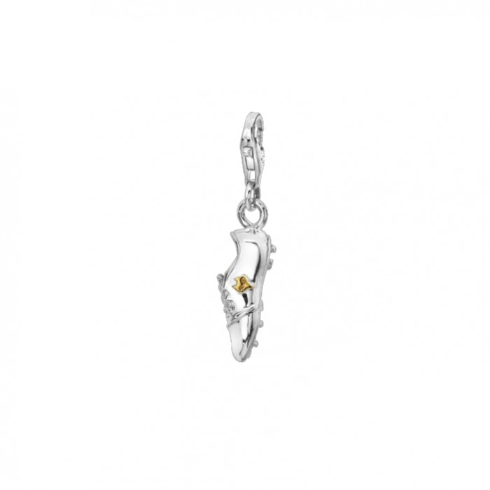 Football Boot Charm - Sterling Silver