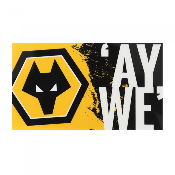 Wolves Ay We Car Sticker