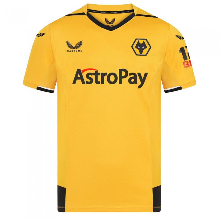 2022-23 Wolves Home Shirt - Adult 2022-23 Wolves Home Shirt - Adult