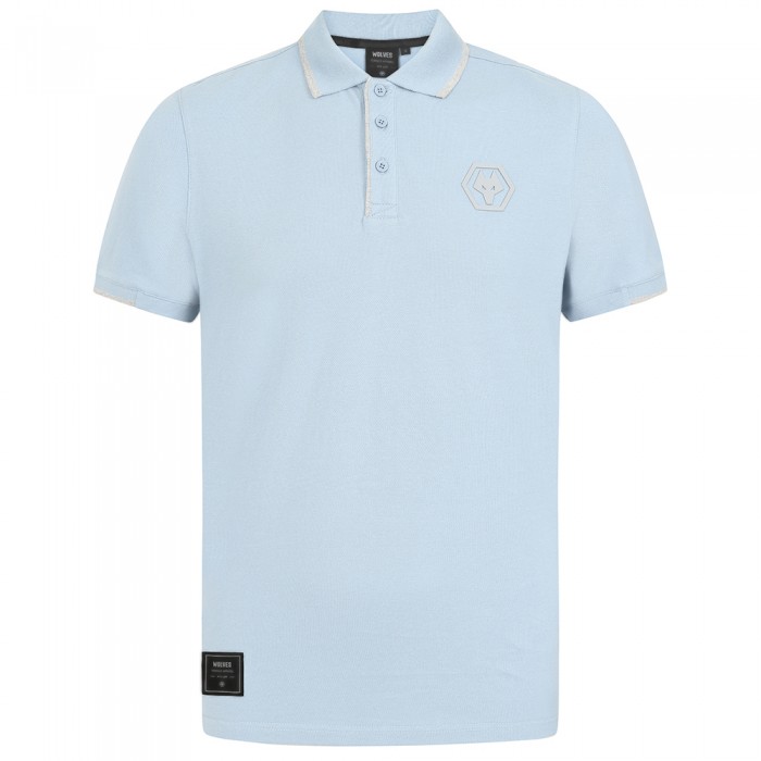 Terrace Tipped Polo - Light Blue