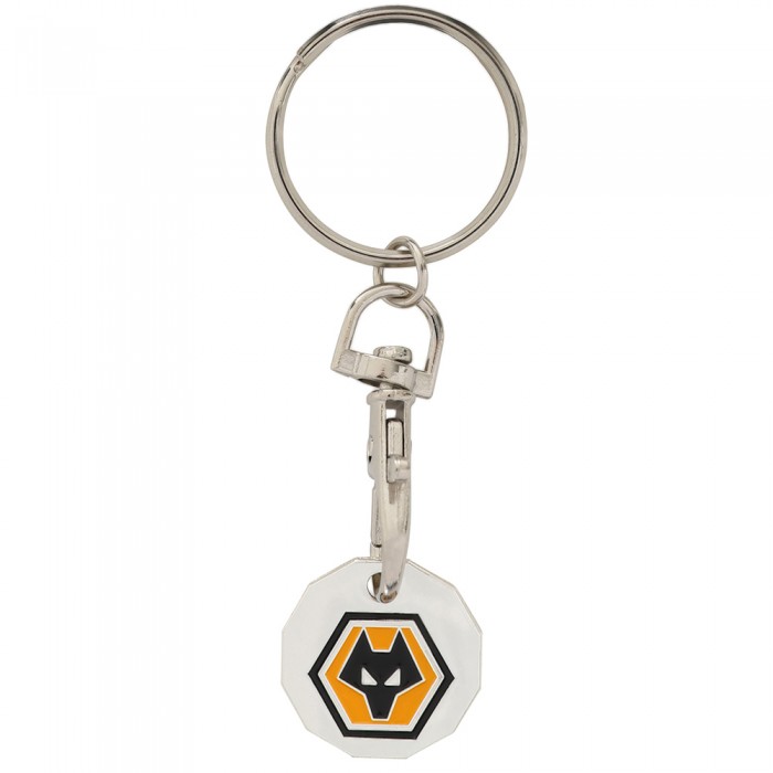 Trolley Coin Crest Keyring