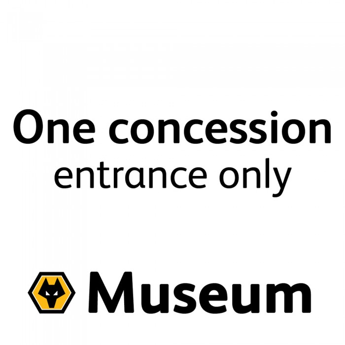 Wolves FC museum concession ticket