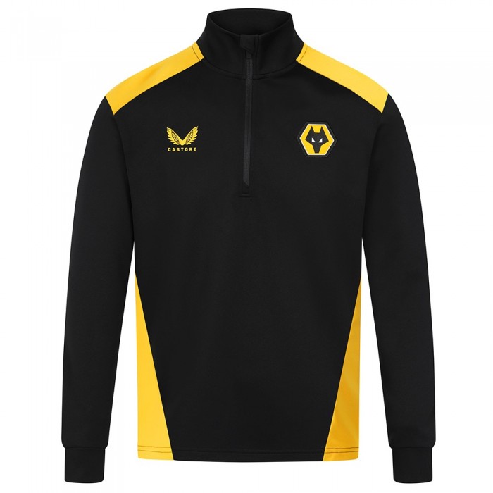 2023-24 Wolves Matchday 1/4 Zip Top - Home