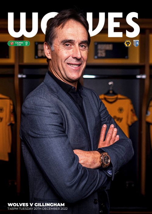 Wolves V Gillingham Round Of 16 - Carabao Cup