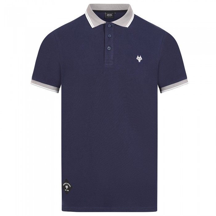 Terrace Cuff Polo - Navy Terrace Cuff Polo - Navy