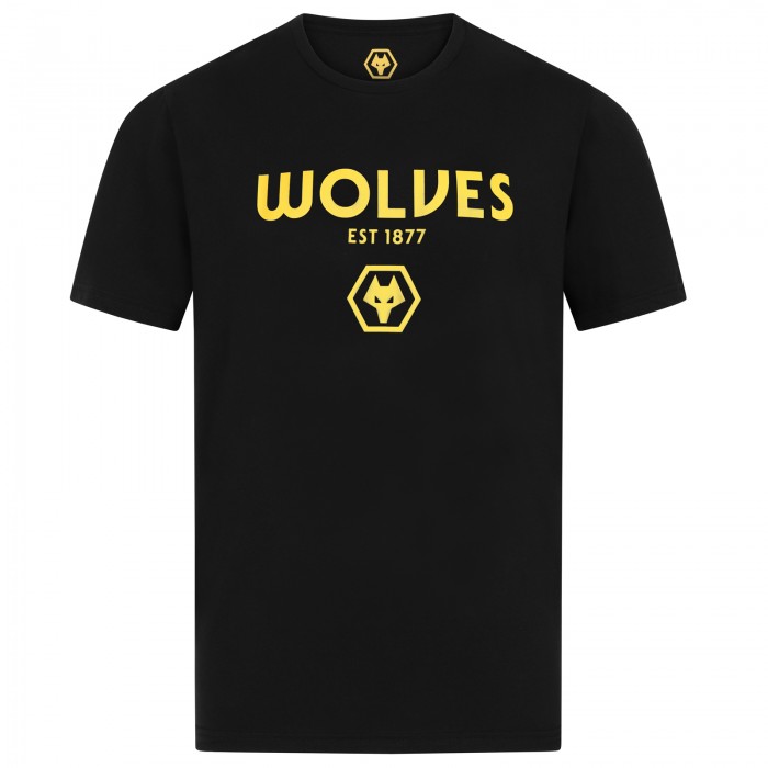 Wolves Est 1877 T-Shirt - Black Wolves Est 1877 T-Shirt - Black