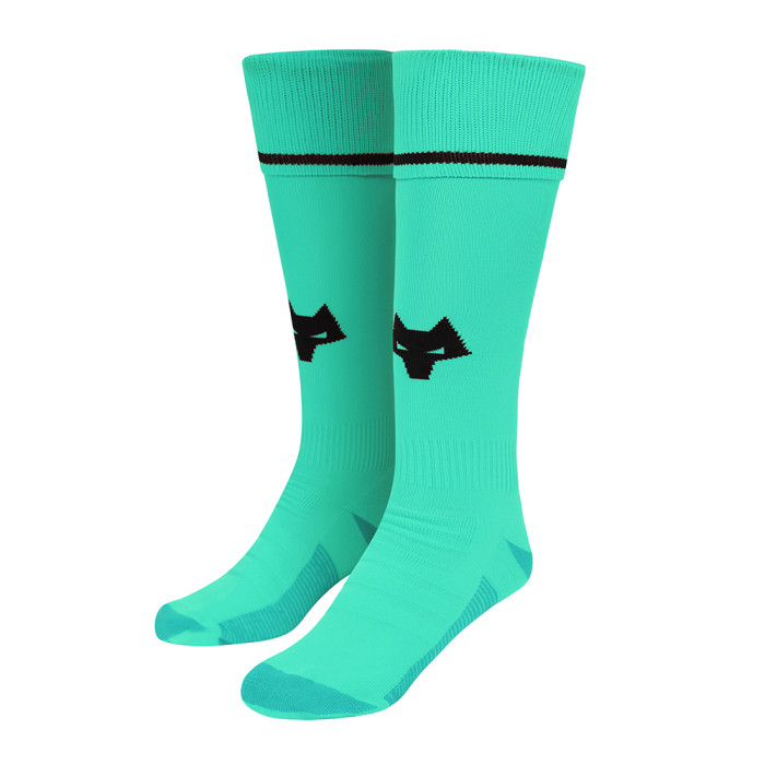 2024-25 Wolves GK Home Sock - Green - Junior